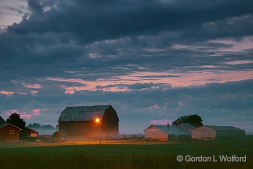 Farm In First Light_07229-31.jpg - Photographed near Lindsay, Ontario, Canada.